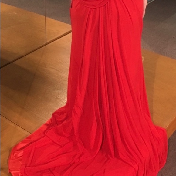 Serena Red Formal Dress - Picture 3 of 8